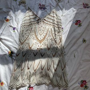 Free people white lace dress